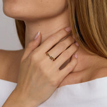 Ring in 8K Gold size 6 - 6½ | Real Genuine Gold | Minimalistic Gold