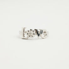Ring with and diamond in 10K White gold size 8 | Real Genuine Gold