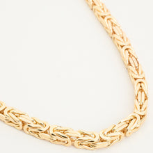 BNH Byzantine chain Necklace in 14K Gold, 19.69 inches | Real Genuine