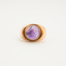 Ring with and amethyst in 14K Gold size 7¼ | Real Genuine Gold