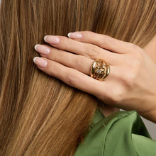 Ring with diamond (0.21 ct) in 14K Gold size 5¼ - 5¾ | Real Genuine
