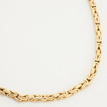 Byzantine chain Necklace in 14K Gold, 18.5 inches | Real Genuine Gold