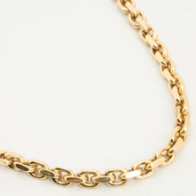 Anchor chain Necklace in 14K Gold, 21.65 inches | Solid Gold