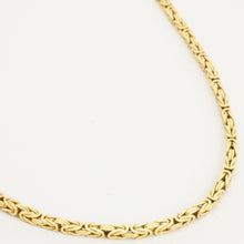 Byzantine chain Necklace in 14K Gold, 18.7 inches | Real Genuine Gold