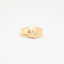 Minimalist 14K Solid Gold Ring, Size 7¾, Sleek Simple Gold Band, Modern Classic Jewelry