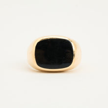 Ring with and onyx in 14K Gold size 9½ | Real Genuine Gold
