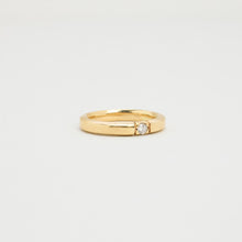 Ring with diamond (0.06 ct) in 14K Gold size 4½ | Solid Gold
