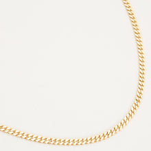 Curb Necklace in 14K Gold, 25.59 inches | Real Genuine Gold | Fine