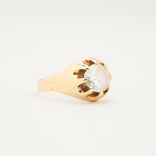 Ring with and synthetic spinel in 14K Gold size 8½ | Vintage Solid