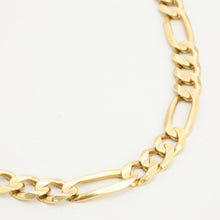 Figaro Necklace in 14K Gold, 21.65 inches | Vintage Solid Gold
