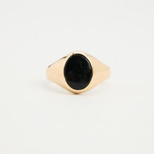 Ring with and onyx in 8K Gold size 6¾ | Real Genuine Gold | Quality