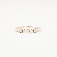 Ring with diamond (0.32 ct) in 18K White gold size 7¼ - 7¾ | Real
