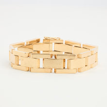 Block Bracelet in 14K Gold, 7.48 inches | Solid Gold | Quality Fine