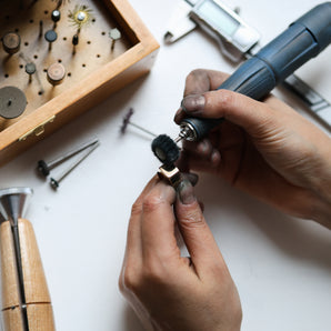 Professional polishing for rings