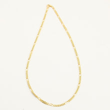 Figaro Necklace in 14K Gold, 23.23 inches | Real Genuine Gold