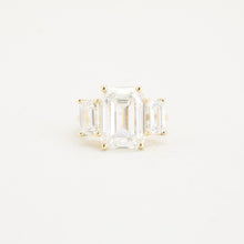 Ring with diamond (9.55 ct) in 14K Gold size 6¾ | Solid Gold