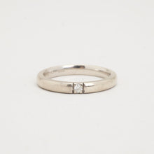Ring with diamond (0.03 ct) in 14K Gold size 6½ | Vintage Solid Gold