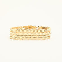 Geneva Bracelet in 14K Gold, 7.28 inches | Real Genuine Gold
