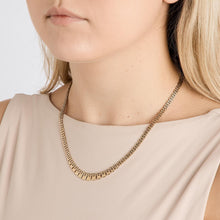 Brick Necklace in 14K Gold, 18.11 inches | Solid Gold | Minimalistic