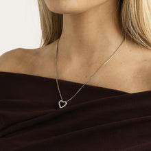 Venezia Necklace with diamond (0.05 ct) in 14K White gold, 18.11