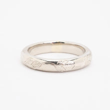 Carré Ring in 18K White gold size 8¾ | Solid Gold | Quality Fine