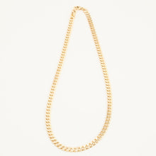 Curb Necklace in 8K Gold, 18.11 inches | Vintage Solid Gold | Quality