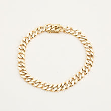 Curb Bracelet in 14K Gold, 8.46 inches | Solid Gold | Minimalistic