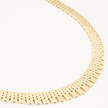 Brick Necklace in 14K Gold, 15.94 inches | Solid Gold | Minimalistic