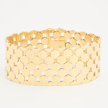 Beehive Bracelet in 14K Gold, 7.09 inches | Solid Gold | Premium Real