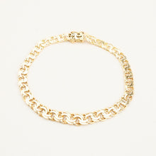 Bismarck Bracelet in 14K Gold, 8.66 inches | Real Genuine Gold