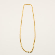 Ball Necklace in 18K Gold, 31.5 inches | Vintage Solid Gold | Fine