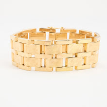 Block Bracelet in 14K Gold, 7.48 inches | Solid Gold | Fine Jewelry