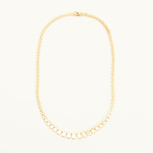 Brick Necklace in 8K Gold, 16.54 inches | Solid Gold | Minimalistic