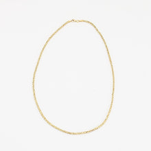 Byzantine chain Necklace in 14K Gold, 19.09 inches | Vintage Solid