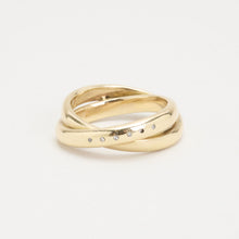 Ring with diamond (0.01 ct) in 14K Gold size 5¾ - 6 | Real Genuine