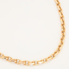 Anchor chain Necklace in 14K Gold, 18.7 inches | Real Genuine Gold