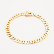 Curb Bracelet in 14K Gold, 7.48 inches | Real Genuine Gold | Fine