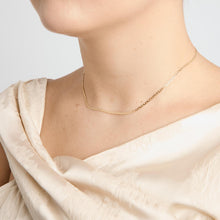 Mariner link Necklace in 14K Gold, 15.75 inches | Vintage Solid Gold