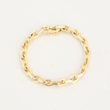 Anchor chain Bracelet in 14K Gold, 8.07 inches | Solid Gold | Fine