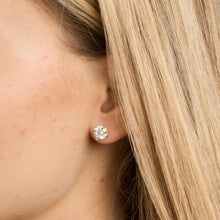 Exquisite 3.09 CT Diamond Earrings, 18K White Gold, 0.28 Inch Solitaire Studs, Elegant Bridal Jewelry, Contemporary Design