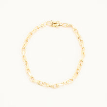 BNH Anchor chain Bracelet in 14K Gold, 8.27 inches | Solid Gold