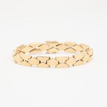 Beehive Bracelet in 14K Gold, 7.68 inches | Real Genuine Gold