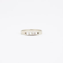 Ring in 14K White gold size 5¼ | Vintage Solid Gold | Minimalistic