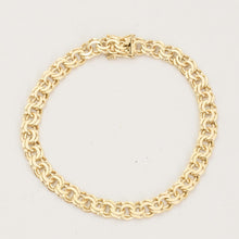 Bismarck Bracelet in 14K Gold, 7.68 inches | Vintage Solid Gold