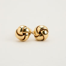 Knot Cufflinks in 14K Gold, 0.79 inches | Real Genuine Gold | Quality