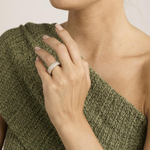 Ring with diamond (5.15 ct) in 18K White gold size 4½ | Solid Gold