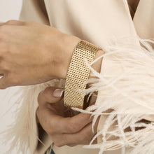 Brick Bracelet in 14K Gold, 7.28 inches | Solid Gold | Minimalistic
