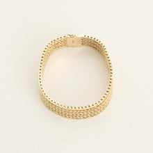 Genfer Armband aus 14 Karat Gold, 7,48 Zoll | Massivgold | Feine Qualität