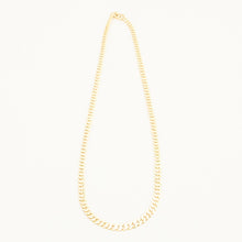 Curb Necklace in 14K Gold, 17.13 inches | Vintage Solid Gold