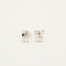Classic Diamond Solitaire Stud Earrings, 0.12 Inches, 14K White Gold, Dainty and Elegant, Perfect for Everyday Wear